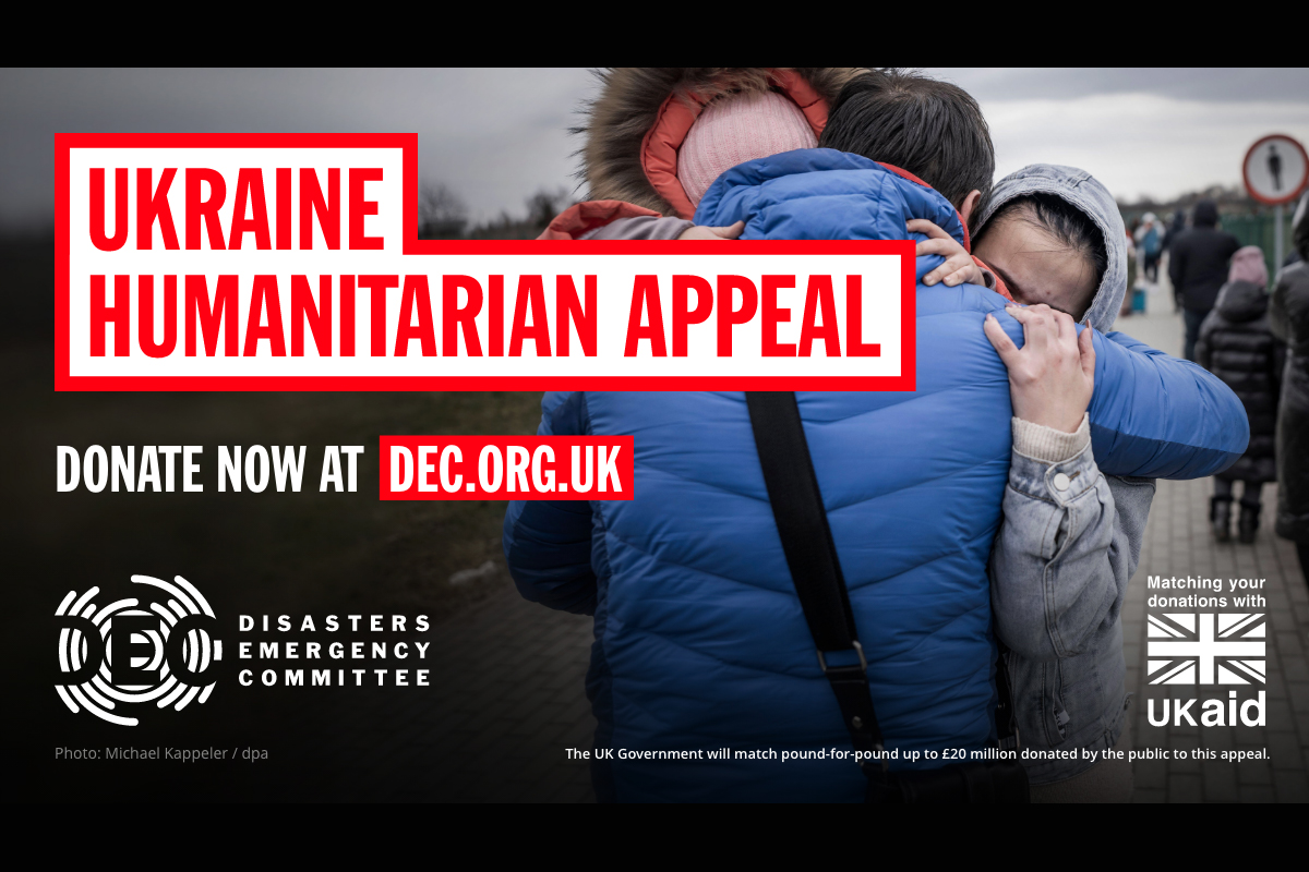 Image for : Disasters Emergency Committee Ukraine Humanitarian Appeal