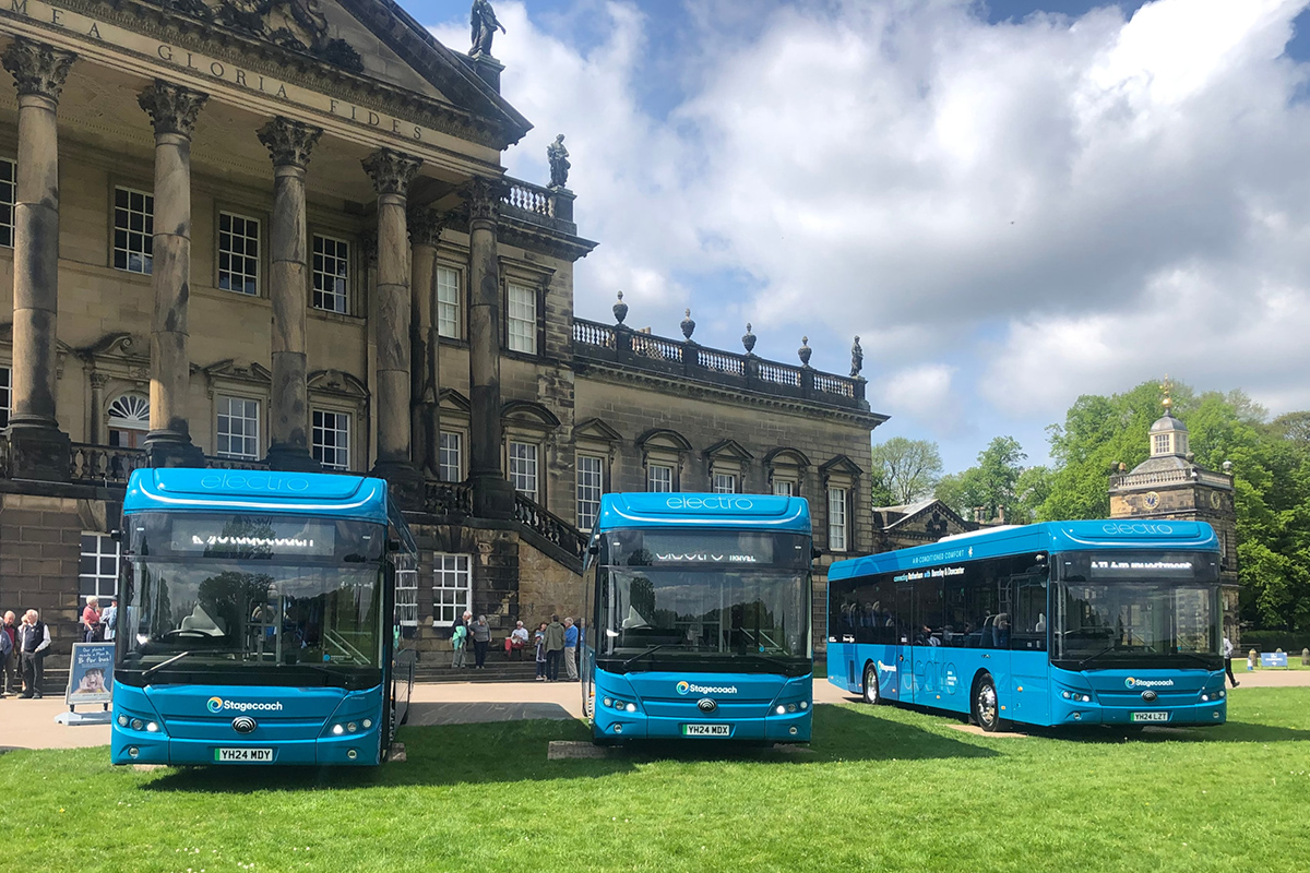 Image for : Stagecoach commits to reduce near-term carbon reduction targets as they launch new electric bus partnership with South Yorkshire
